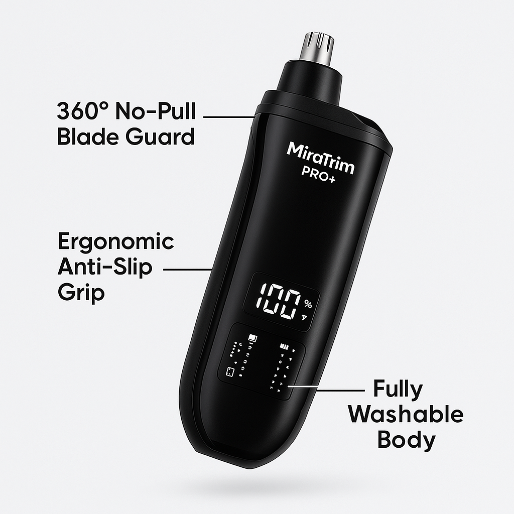 MiraTrim PRO+ | Premium Nose Hair Trimmer